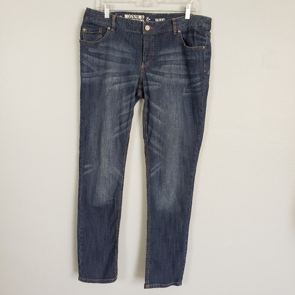 MOSSIMO Dark Wash Skinny Jeans Size 17L - Picture 1 of 9